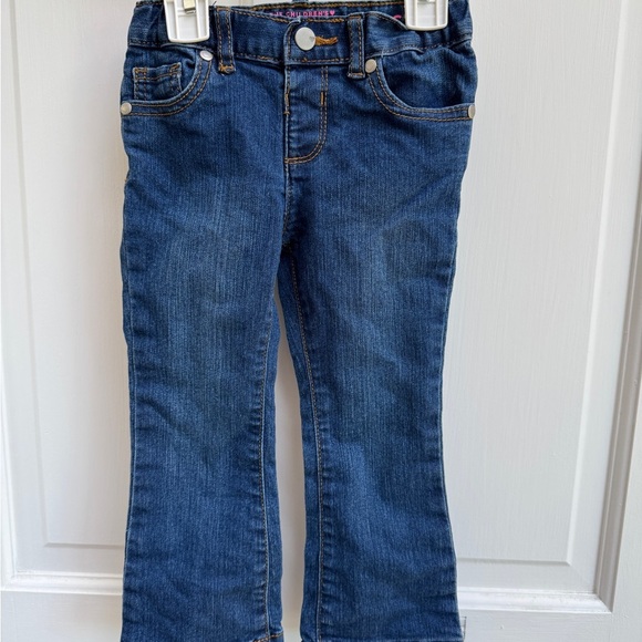 NWOT The Children's Place 3T Girls Denim Bootcut Jeans Pants - Picture 2 of 5